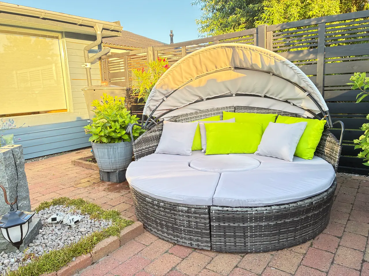 Billede 4 - daybed rund haveseng polyrattan