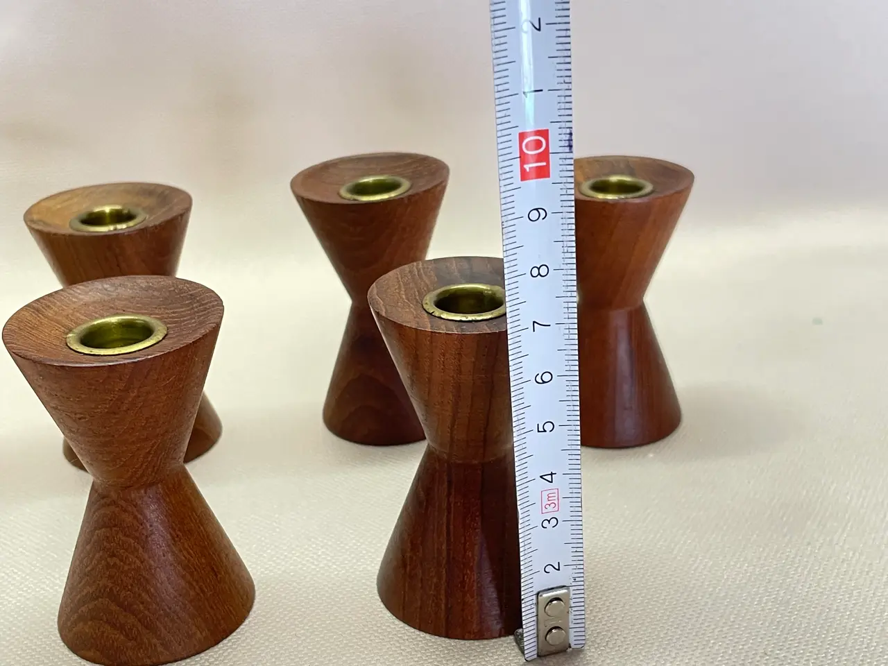 Billede 3 - Vintage lysestager i teak