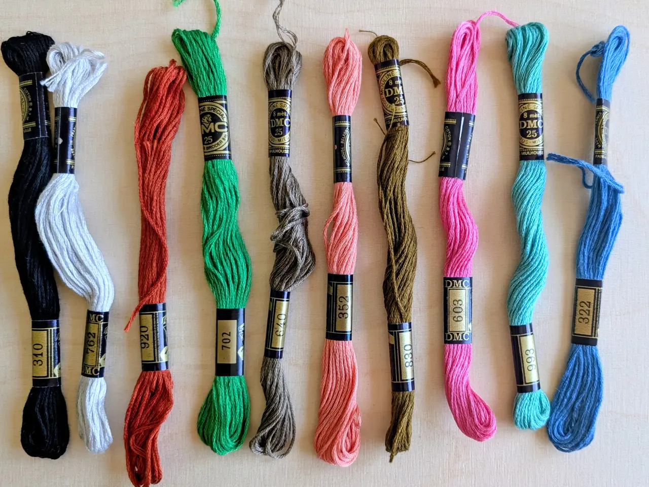 Billede 1 - DMC broderigarn - Pose 23