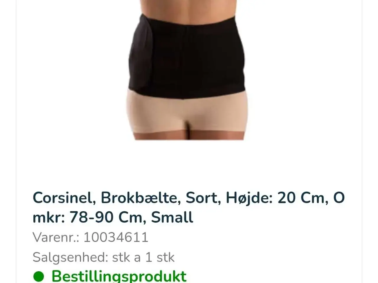 Billede 6 - Corsinel brokbælte/stomibælte/kompressionsbælte