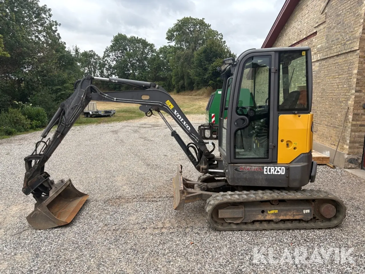 Billede 2 - Minigraver Volvo ECR25D med skovle