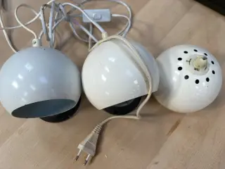 Retro lamper 2 væg og 1 loft