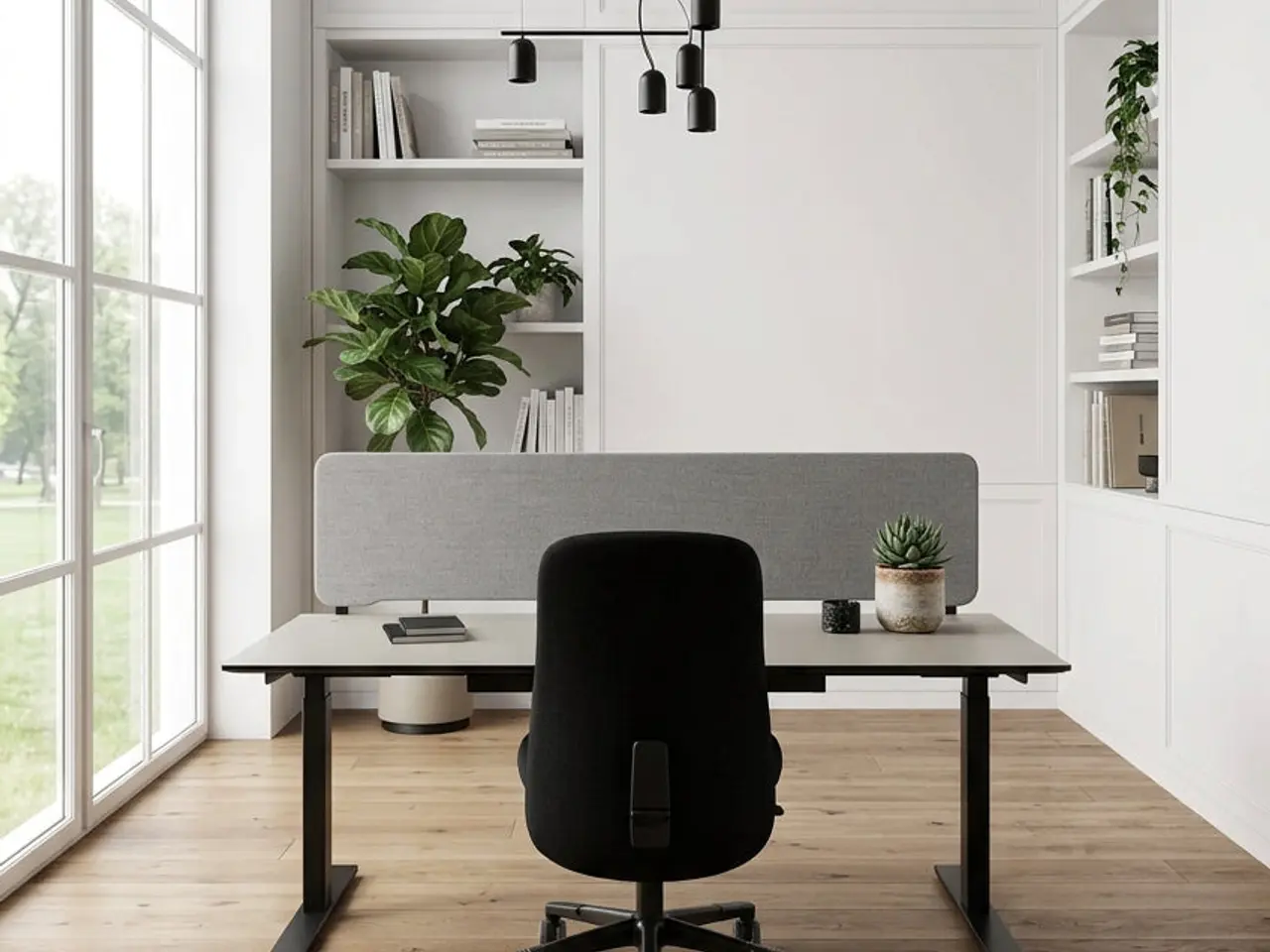 Billede 2 - Linak Hæve/sænkebord – Beige/Sort Stel 180x80 cm