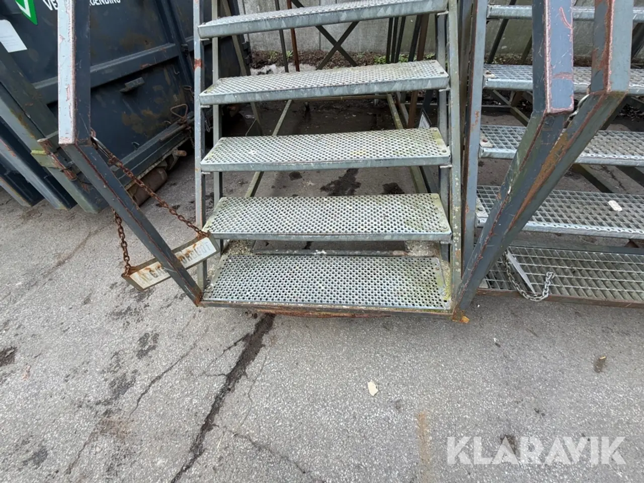 Billede 11 - Arbejdesplatform med trapper 1 styk