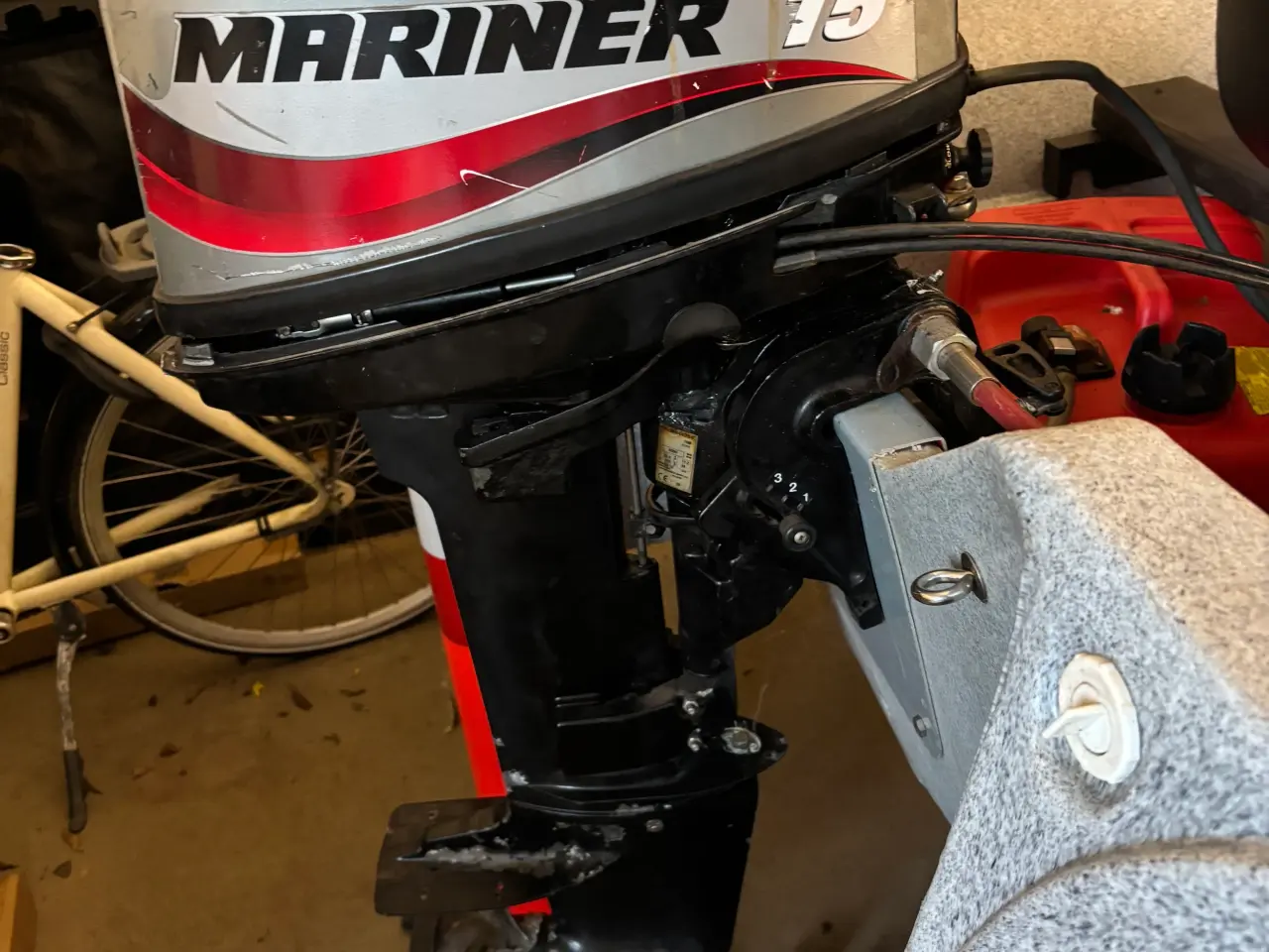 Billede 5 - Lækker båd med trailer, 15 hk mariner motor