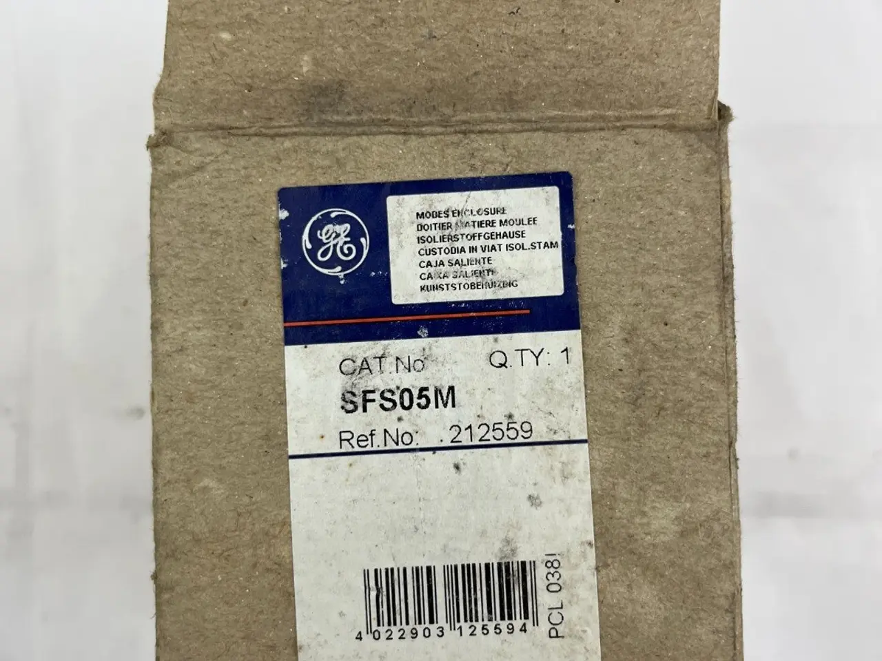 Billede 2 - GE SFS05M sikringsholder – 5A Open Box, Cat#