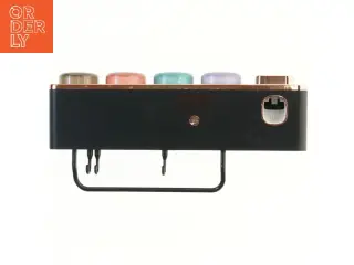 Knagerække med farvede knager (str. 40x8 cm)