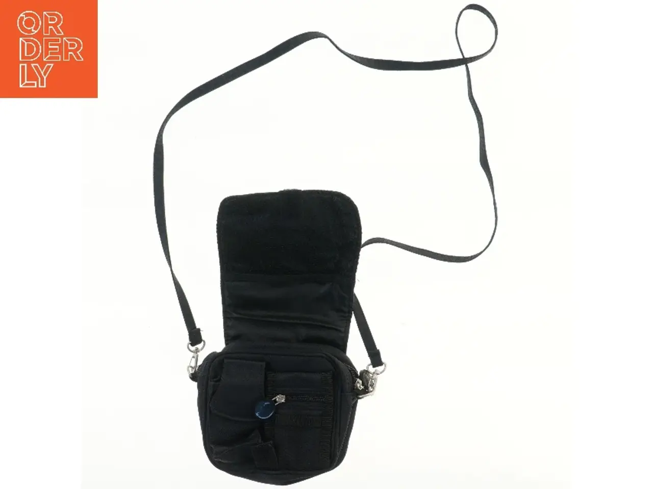 Billede 2 - Sort skuldertaske (str. 18x17 cm)