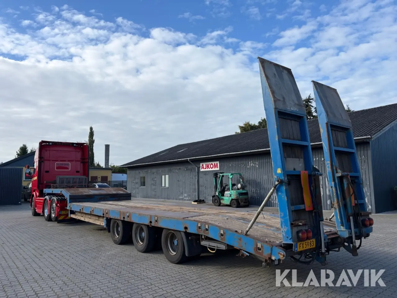 Billede 3 - Lastbil Scania R520 Euro 6 med 40 tons maskintrailer