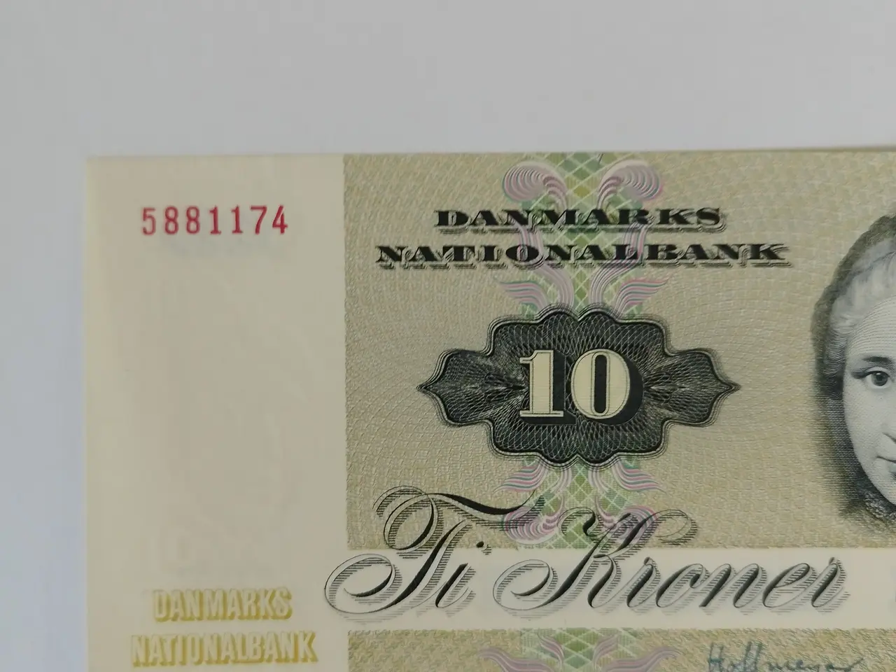 Billede 4 - 10 Kroner fra 1977. Bankfrisk