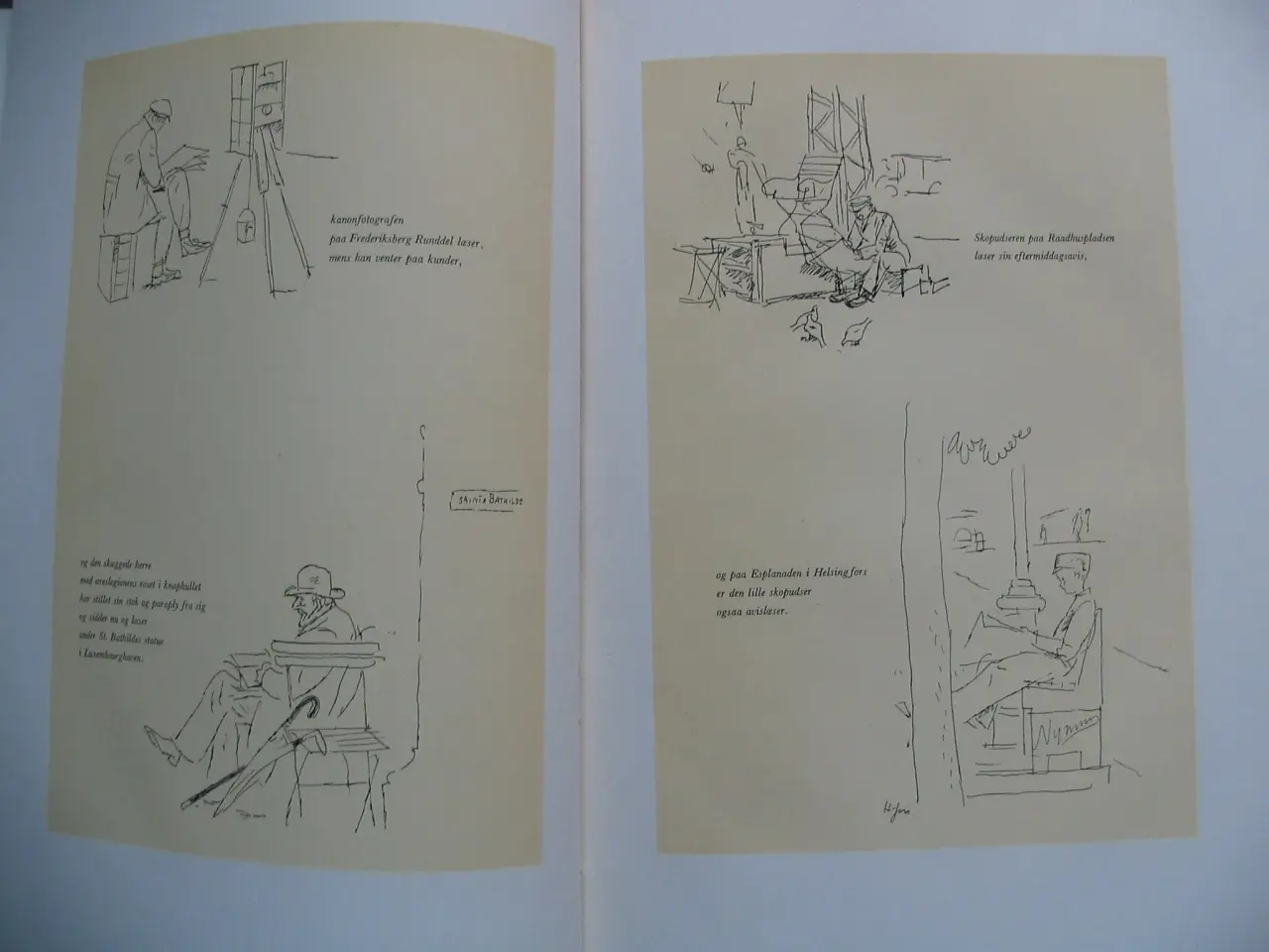 Billede 3 - Ebbe Sadolin (1900-1982). Tegninger