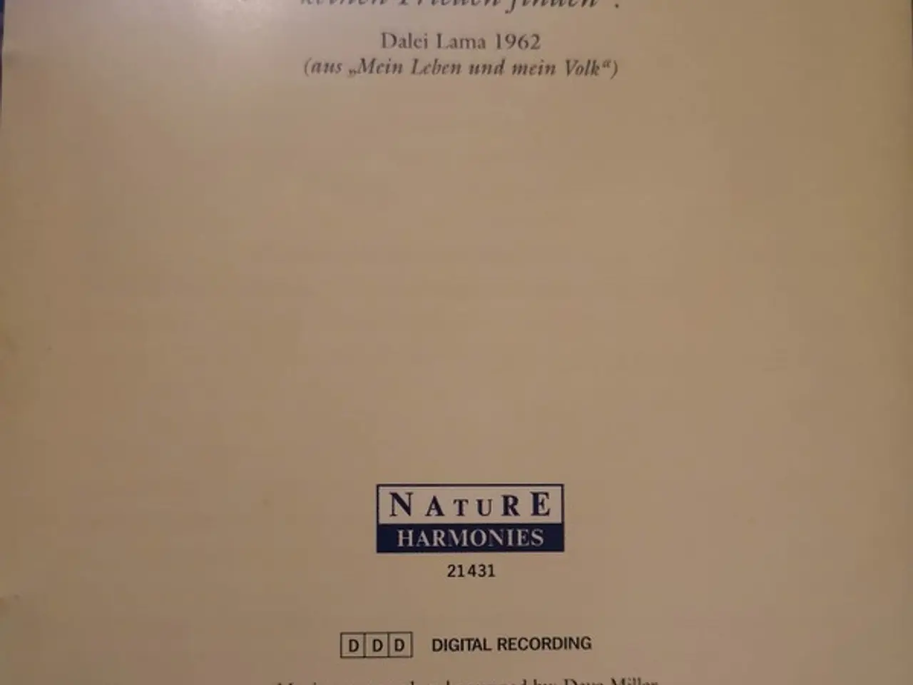 Billede 2 - Dave Miller – Tibet's Garden – CD