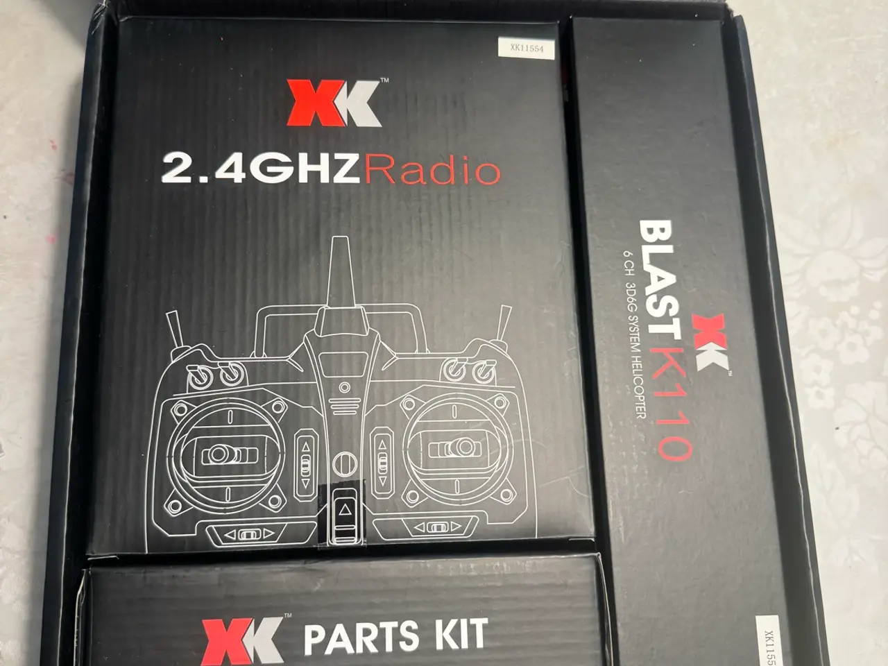 Billede 4 - XK Blast K110 RC helikopter 2.4GHz
