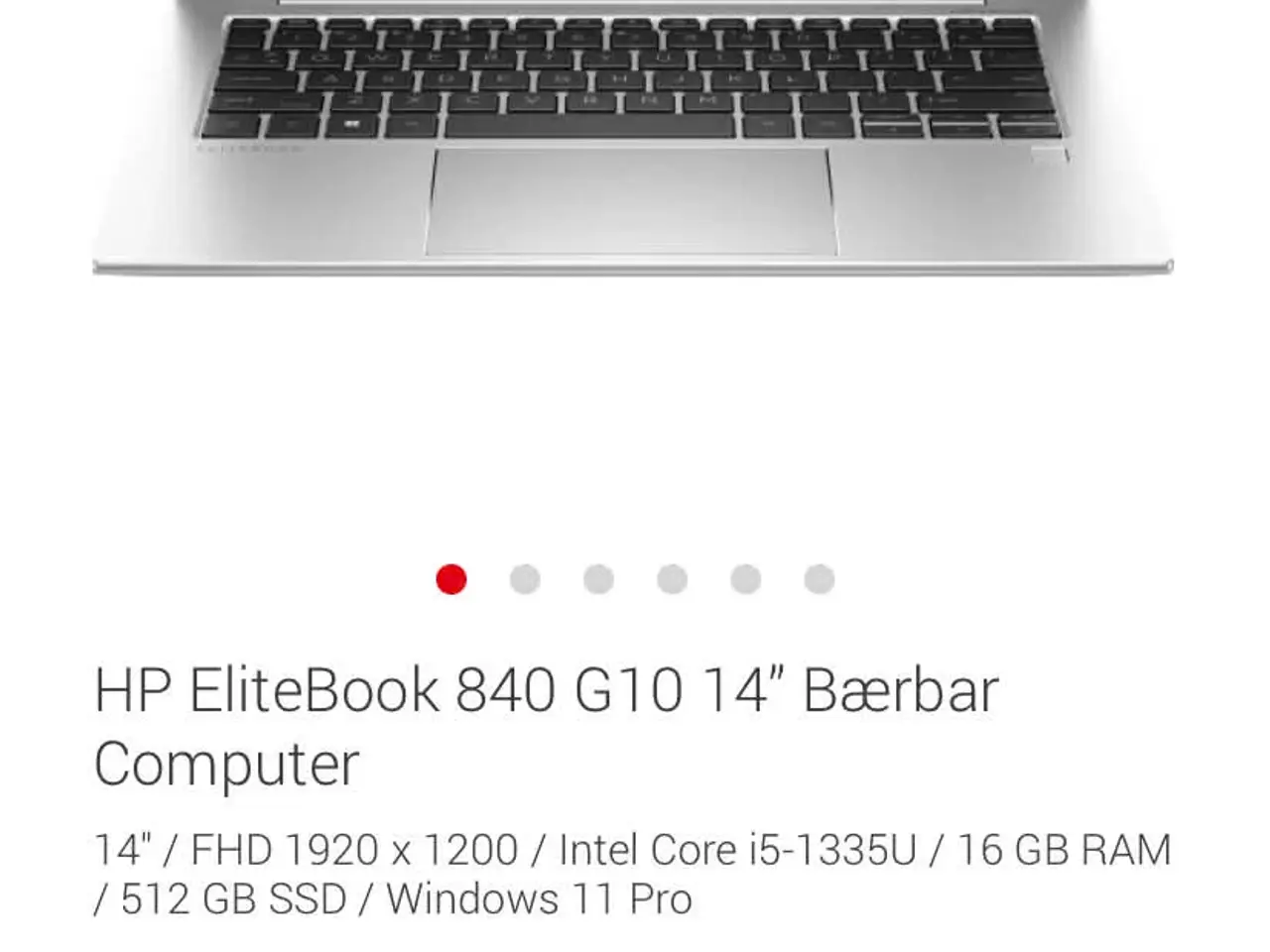 Billede 1 - HP EliteBook 840 G10