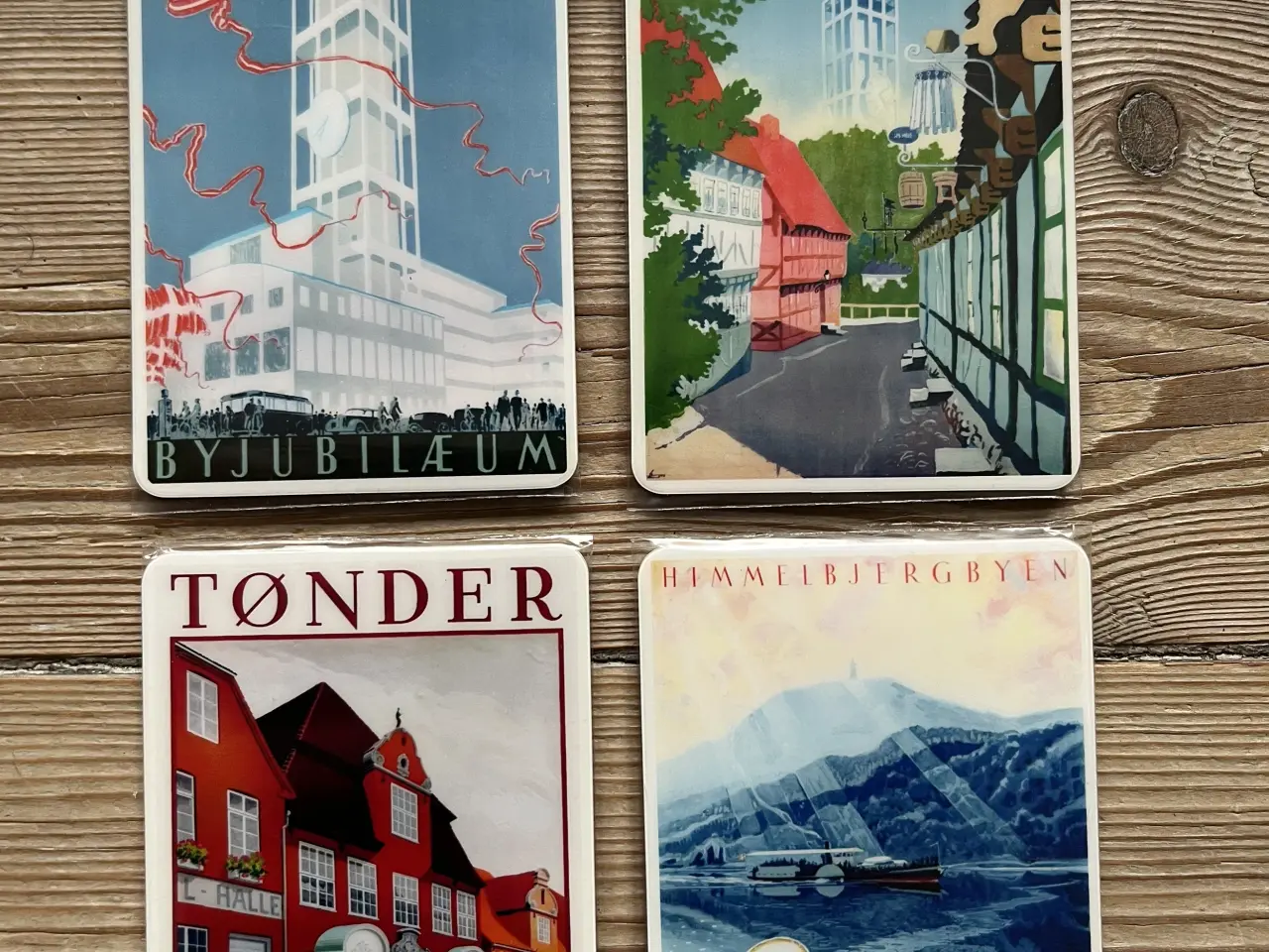 Billede 1 - Kunst/køleskabsmagneter Aarhus, Silkeborg, Tønder