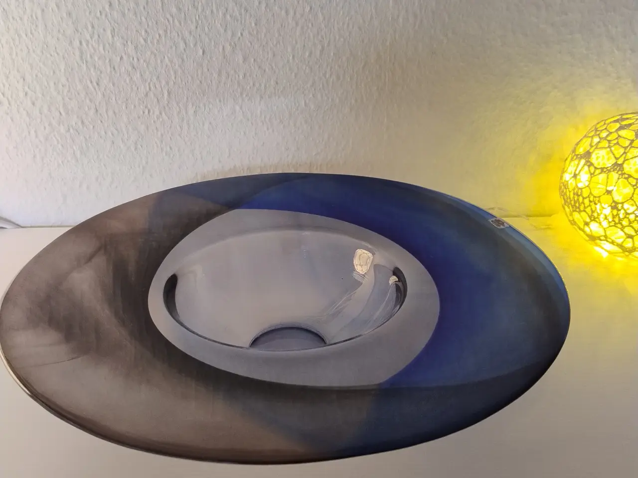 Billede 3 - Glas Fad "Lars Sestervik" 2005  Steninge Slott