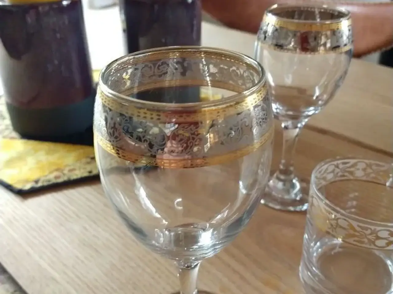 Billede 3 - 8 glas med guldkant