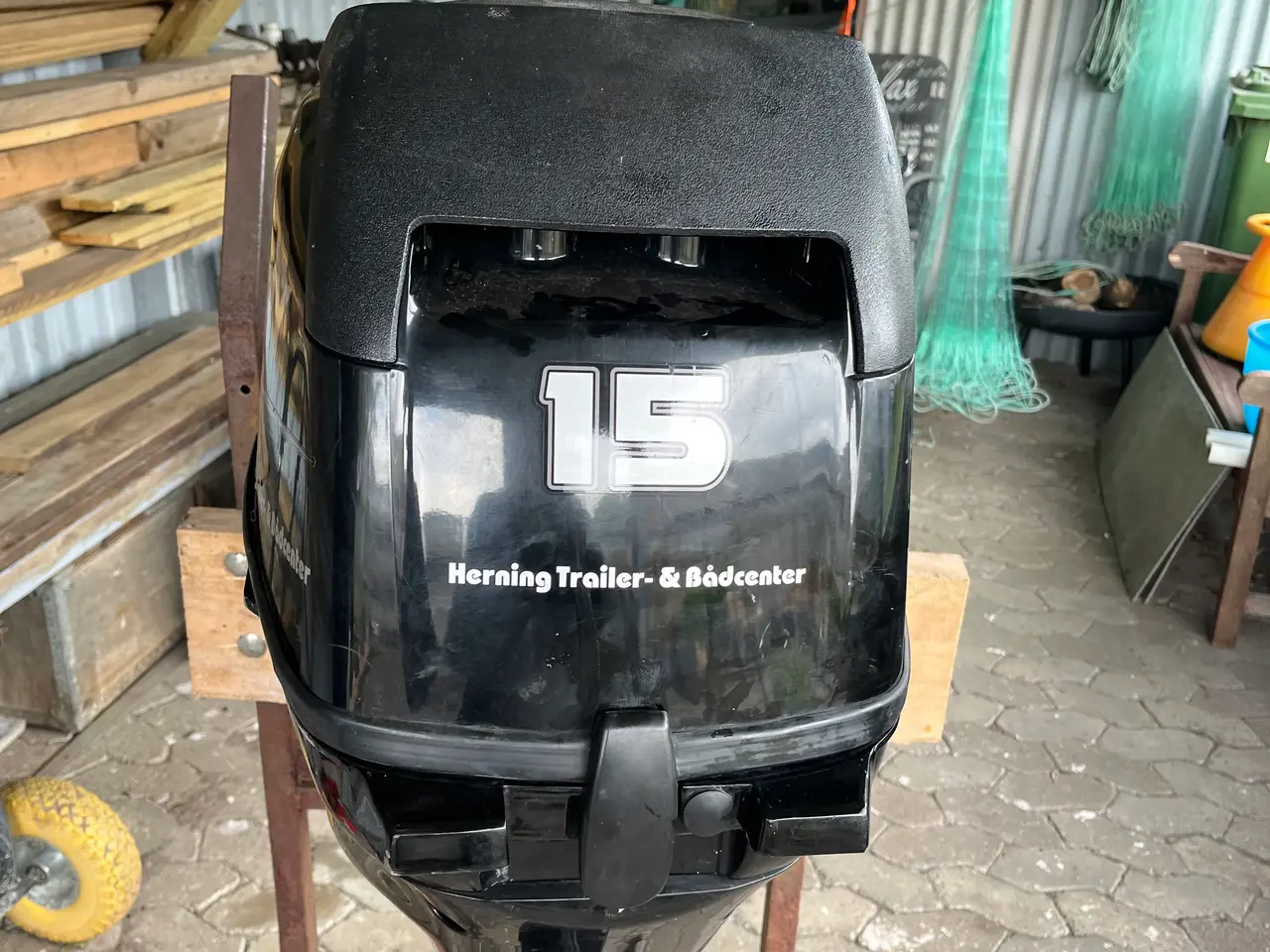 Billede 3 - Påhængsmotor 15 hk