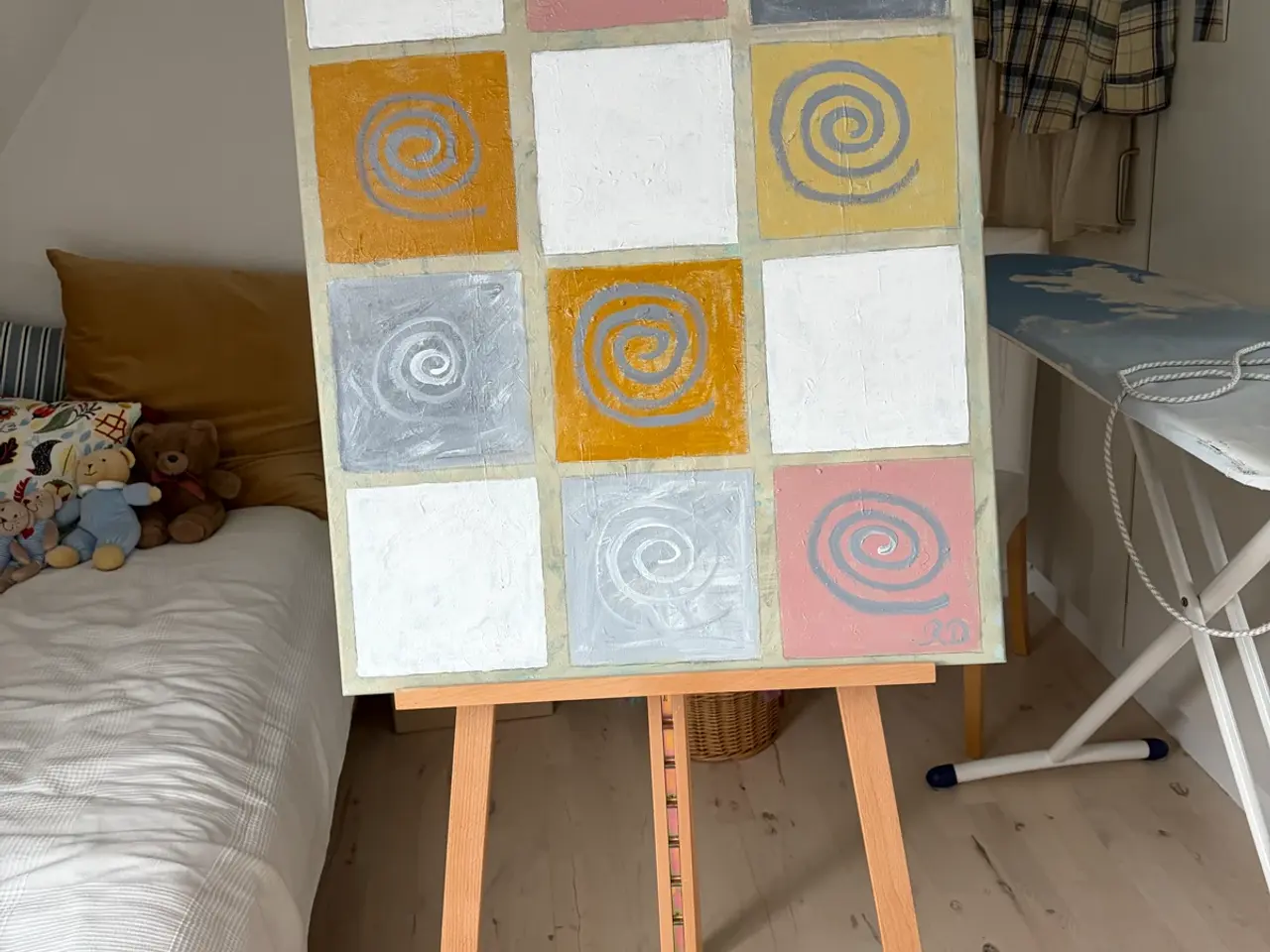 Billede 1 - Acrylmaleri i smukke, glade farver, 70x90 cm
