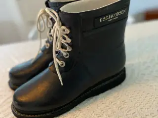Nye SHORT RUBBER BOOTS  BLACK ILSE jACOBSEN Str 41
