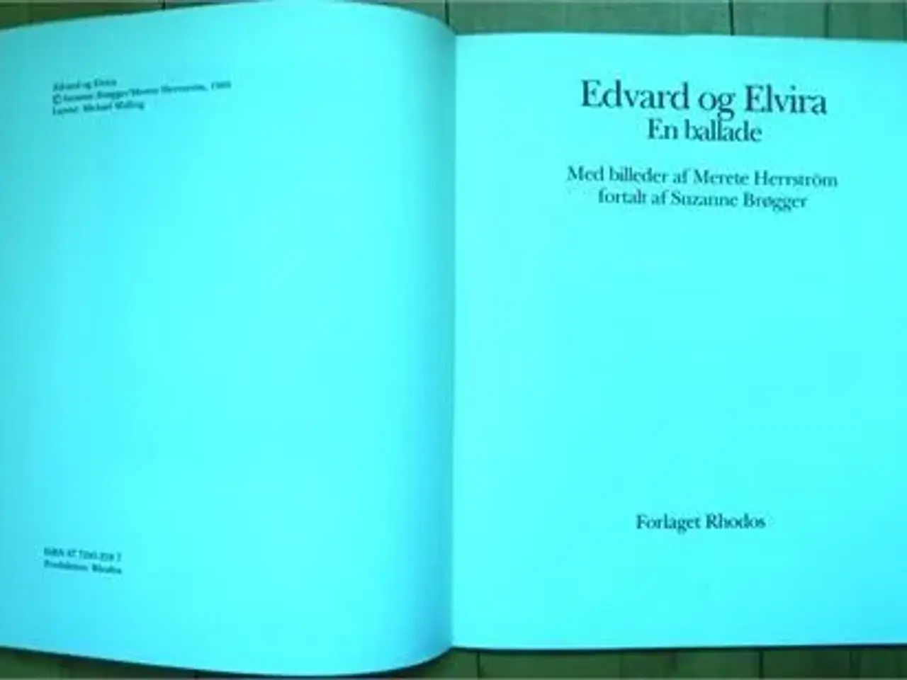 Billede 3 - Edvard og Elvira - En Ballade - af Suzanne Brøgger