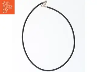 Simpelt sort halskæde (str. 40 cm)