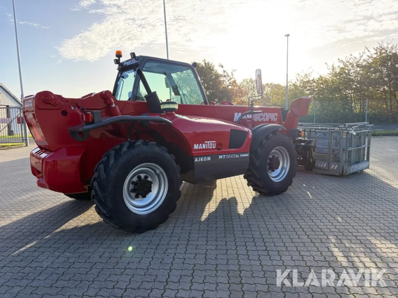 Billede 5 - Teleskoplæsser Manitou MT1440 med kurv og Pallegafler