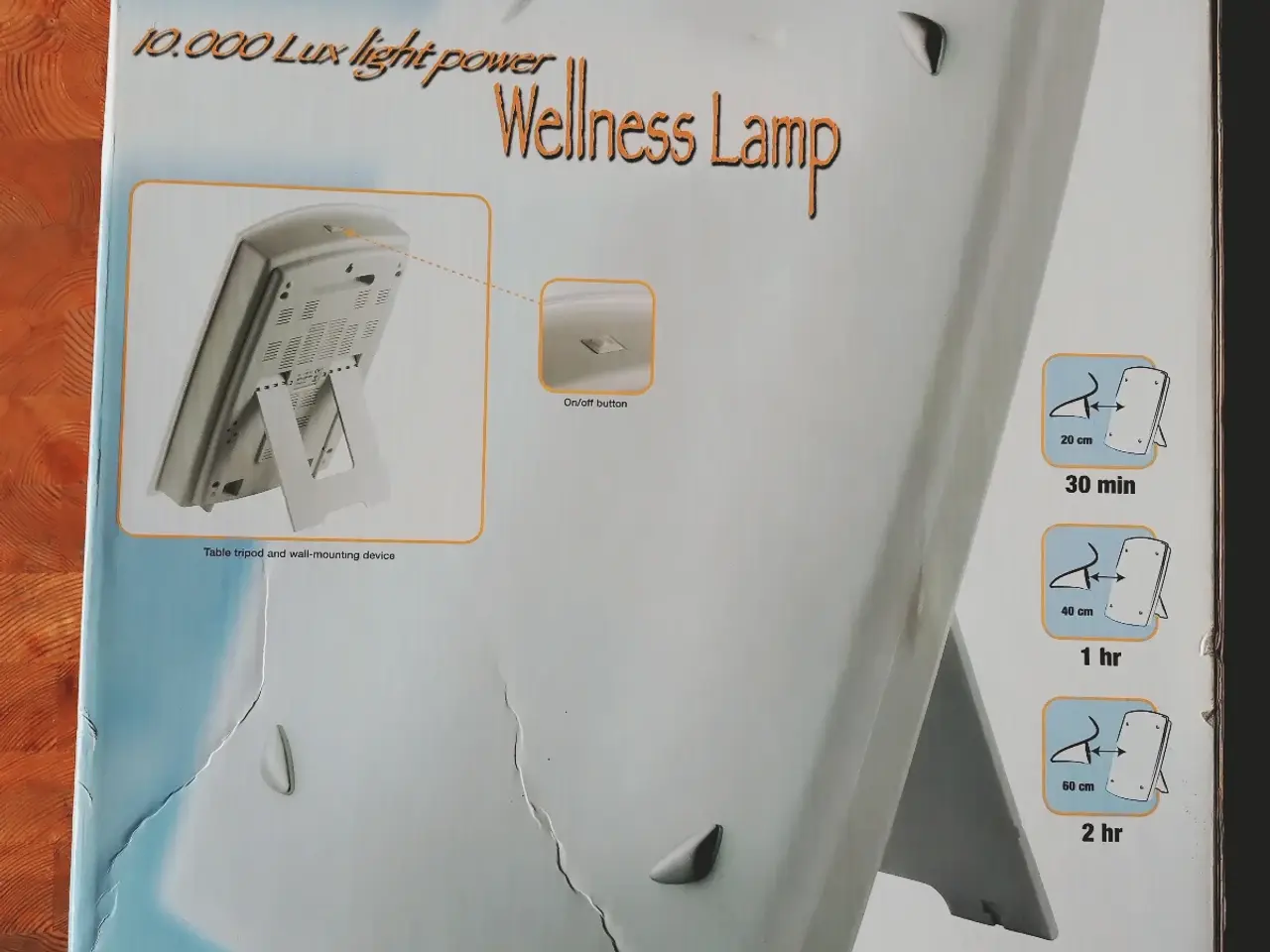 Billede 1 - Melissa Wellness Lamp lysterapilampe 10.000 lux hv