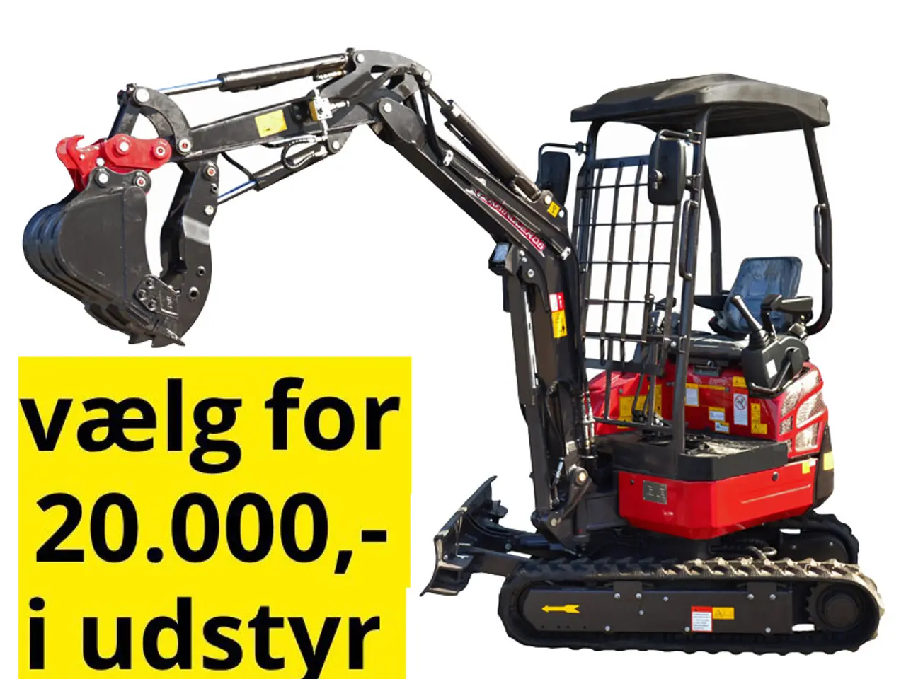 Billede 1 - 1,9 tons Minigraver - Yanmar 10,3 kW motor