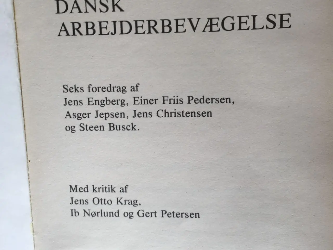 Billede 2 - Dansk Arbejderbevægelse