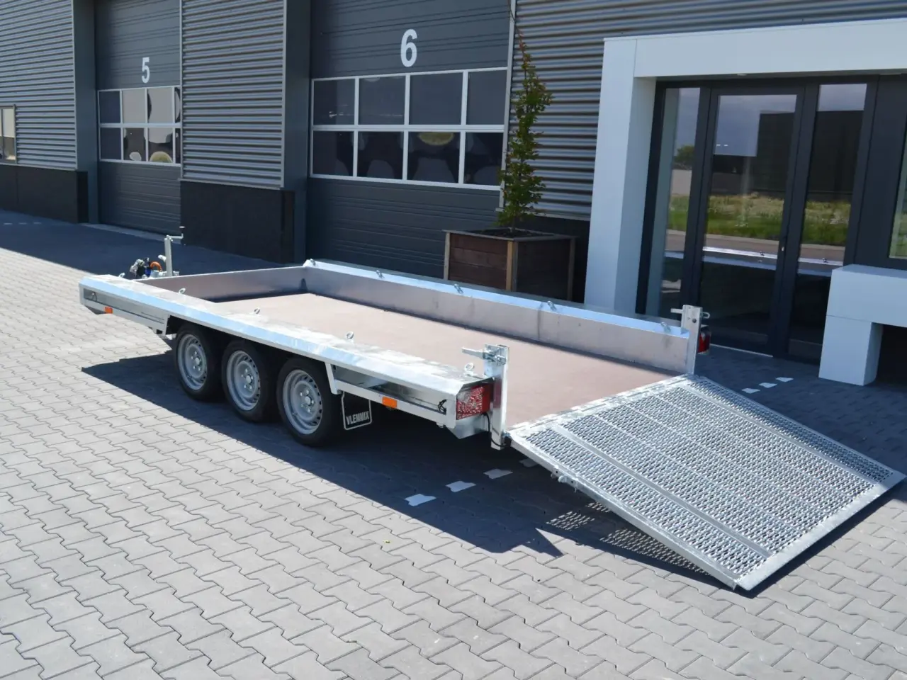Billede 4 - VLEMMIX MA354018TR Maskintrailer