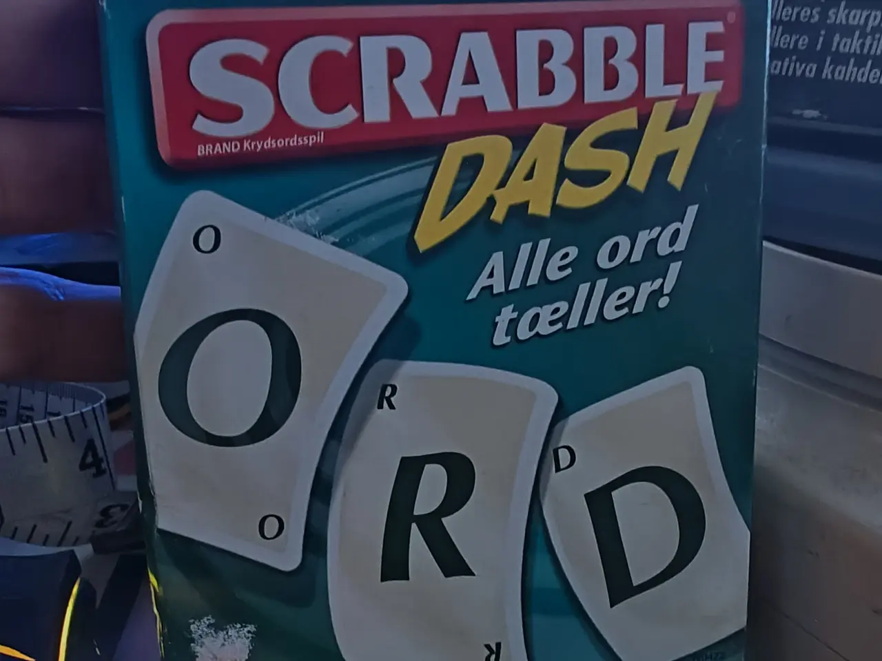 Billede 1 - UBRUGT Scrabble Dash Kortspil Brætspil