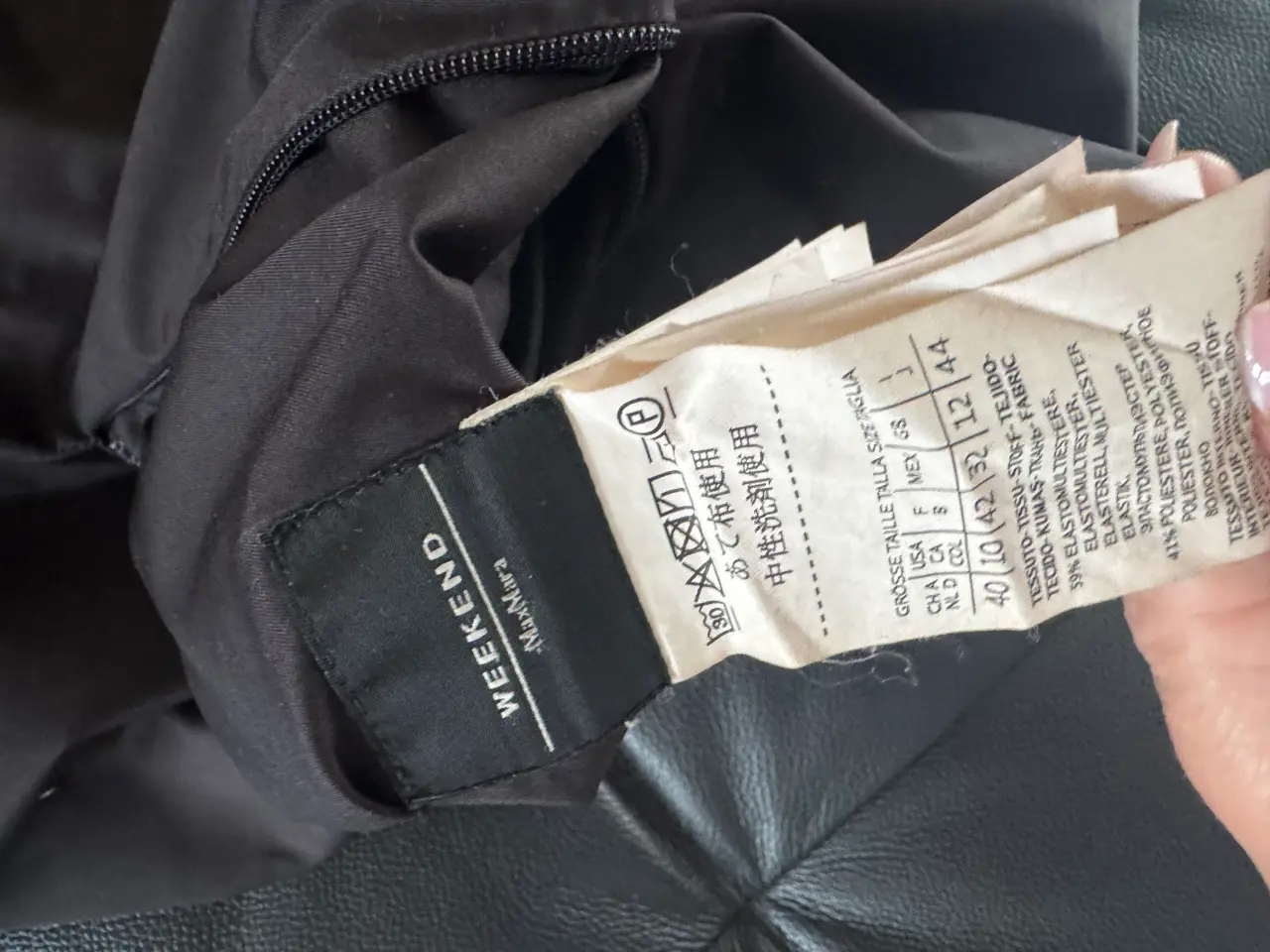 Billede 7 - Weekend Max Mara vendbar dunjakke med hætte – 
