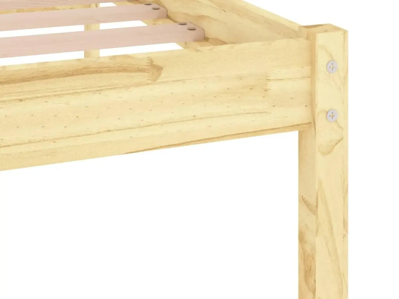 Billede 6 - Sengeramme 160 x 200 cm i massivt fyrretræ