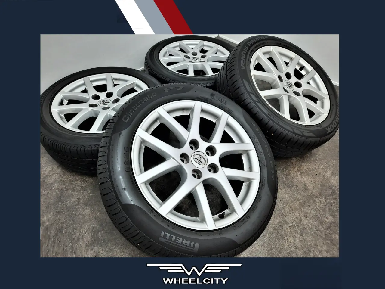 Billede 1 - 5x114,3 17" ET39 nav 54,1ø Toyota sommersæt