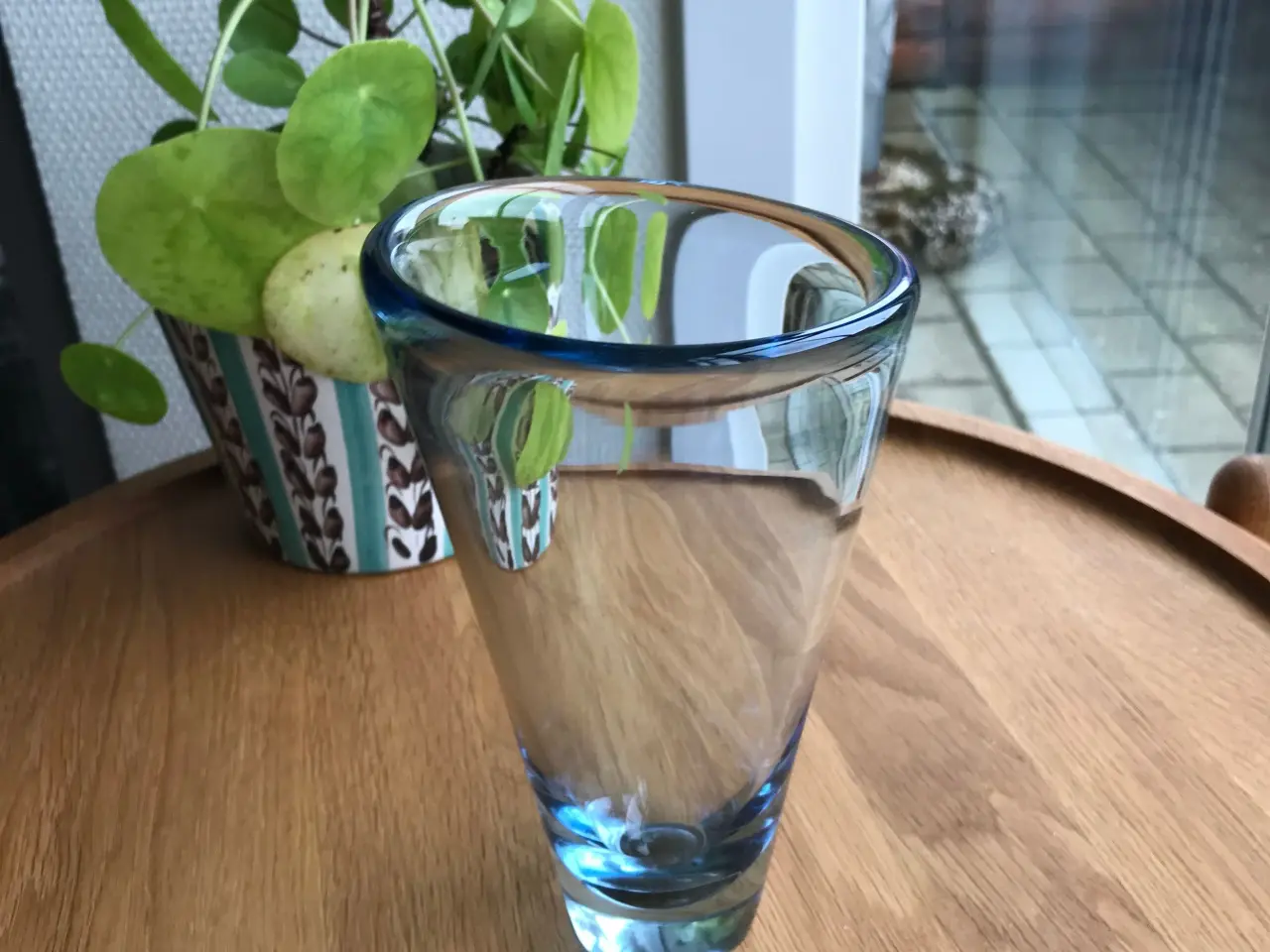 Billede 1 - Akva Thule vase,  Holmegaard
