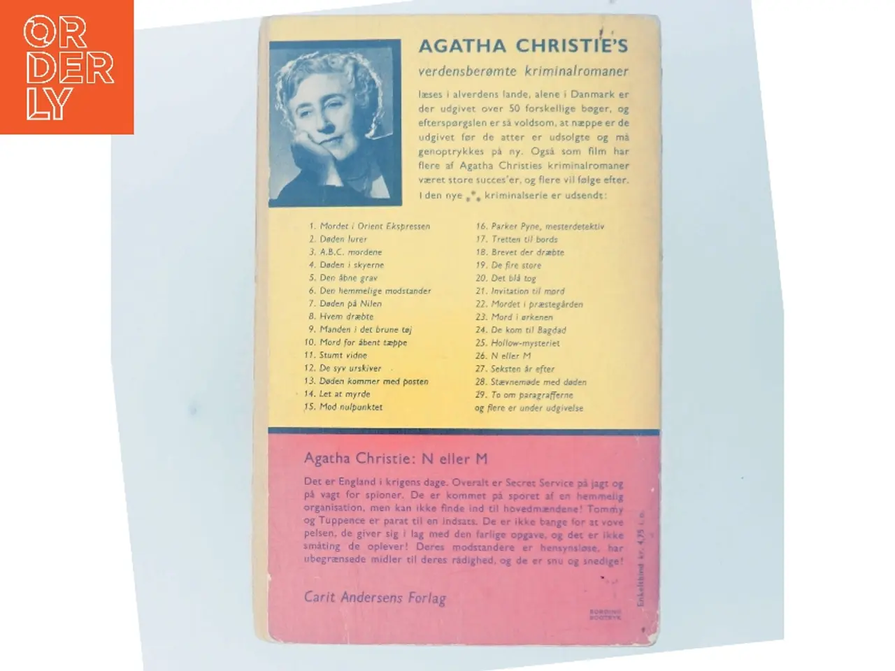 Billede 3 - N eller M af Agatha Christie (Bog)