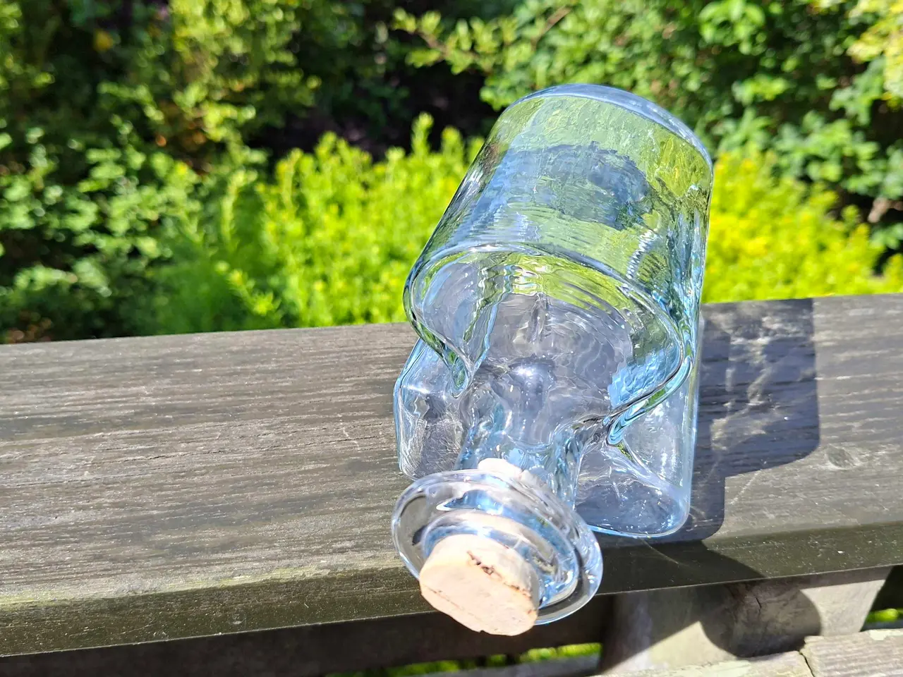 Billede 1 - Holmegård karaffel med korkprop
