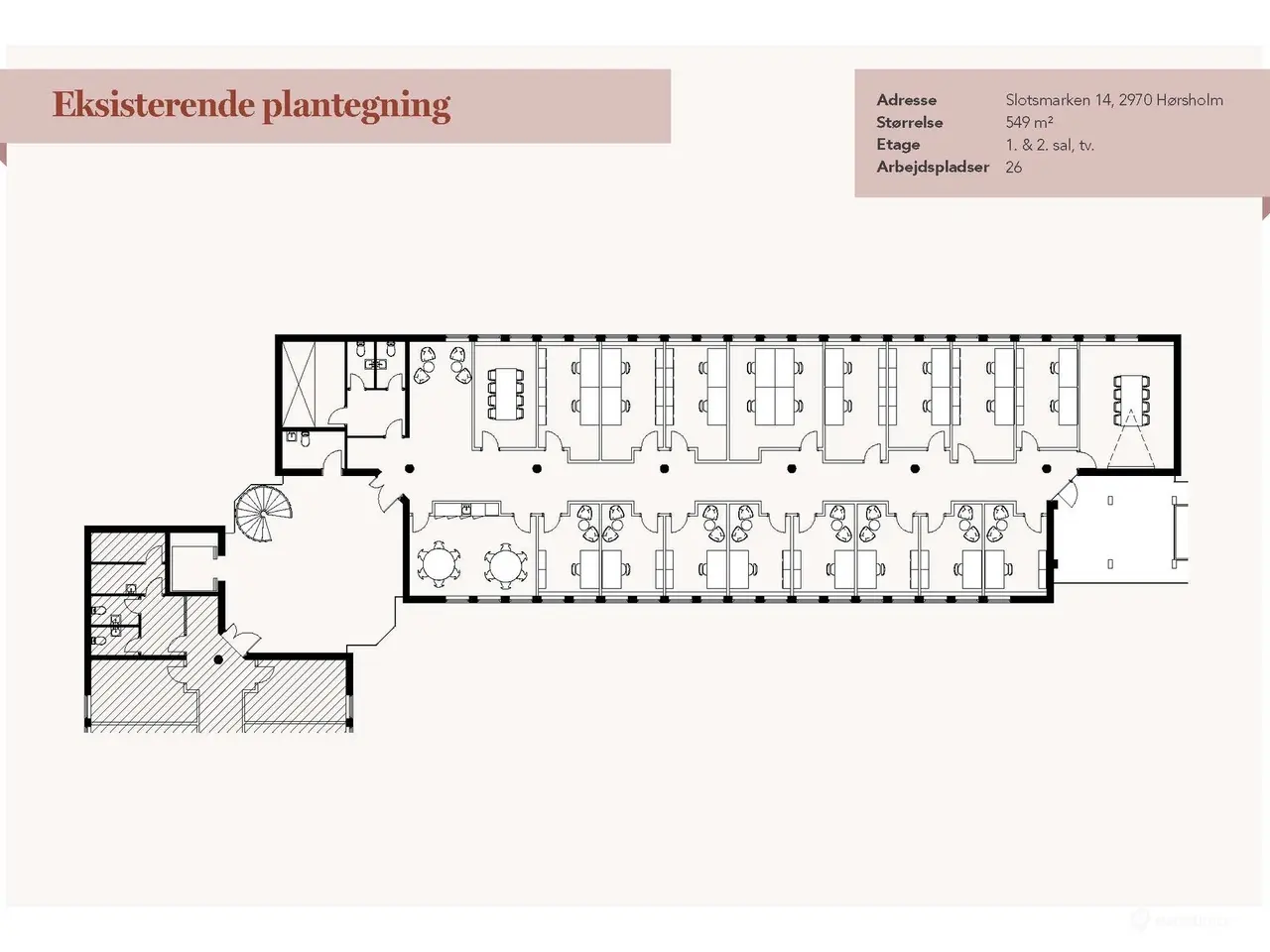 Billede 38 - Lyse og moderne kontorlokaler med rå kant