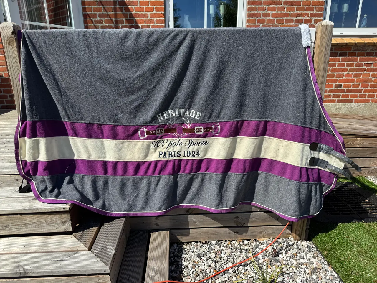Billede 2 - Fleece tæppe str. 145 cm.