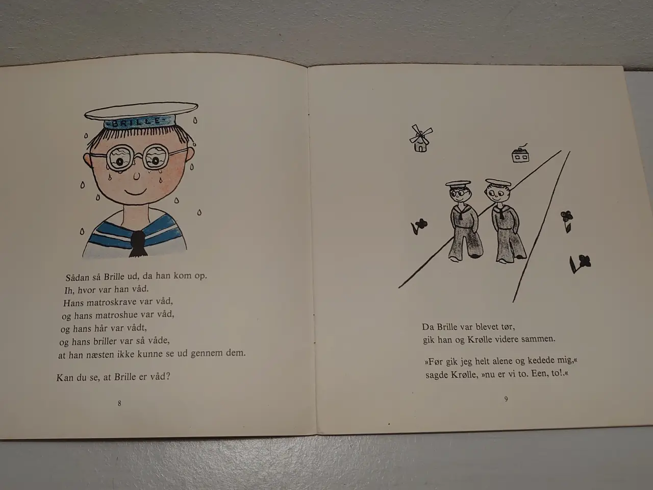 Billede 4 - Sten Hegeler:Fem små matroser.ill.B.Janus Nielsen.