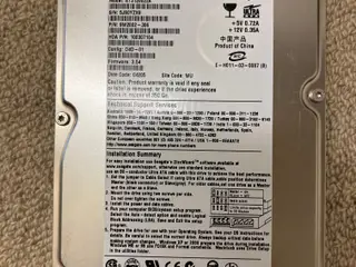 3.5” harddisk Seagate 120gb IDE