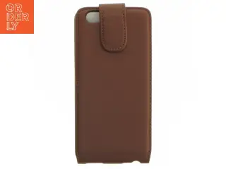 Læder telefon cover (str. 14 x 7 cm)