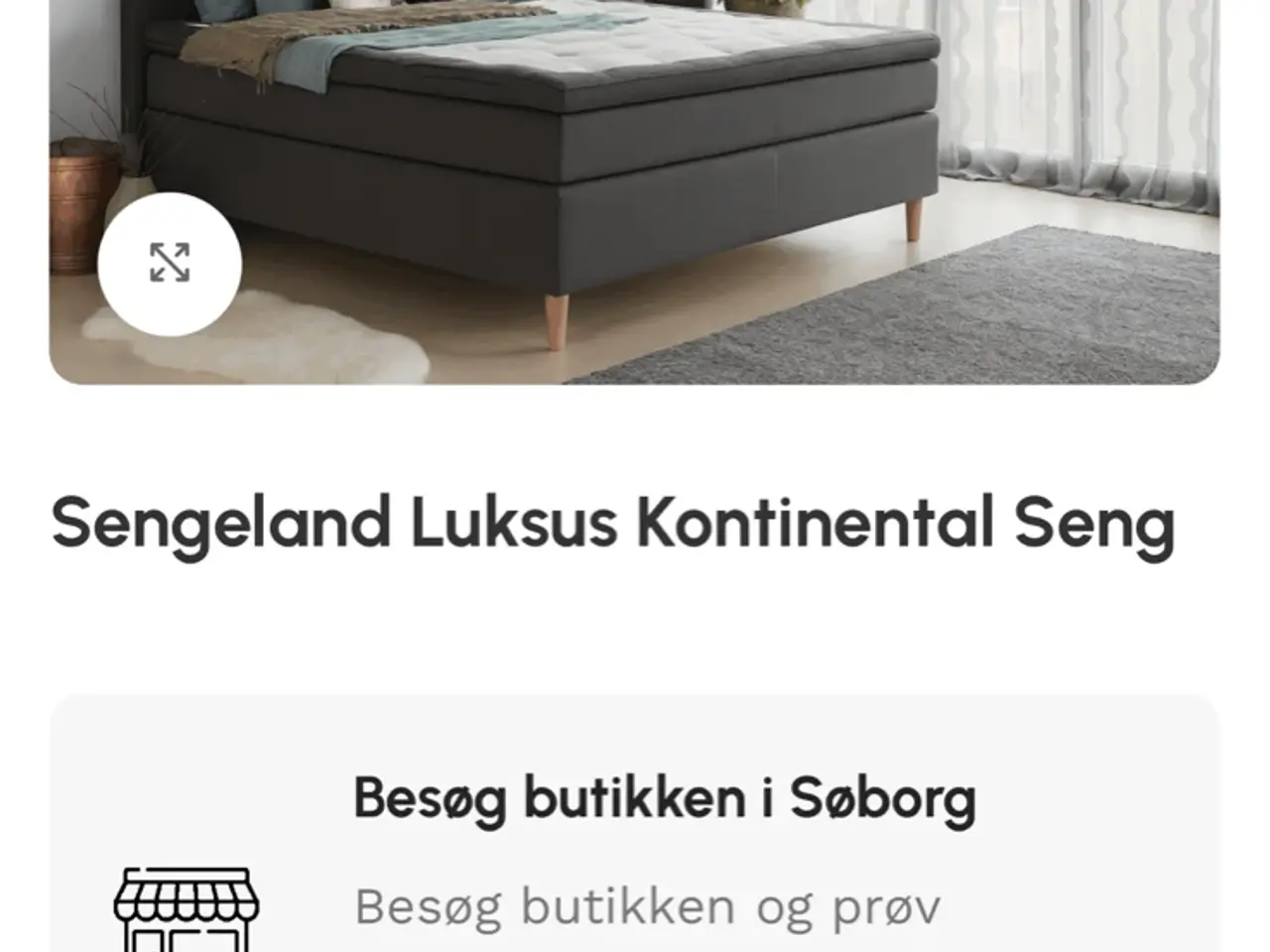 Billede 7 - Kontinental seng med gavl