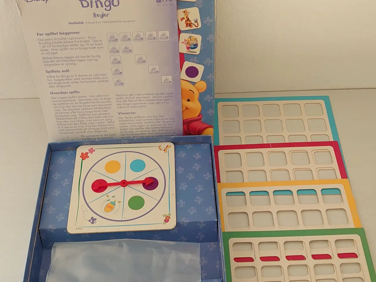 Billede 3 - Vintage Disney Bingo (Winnie the Pooh) Sjælden udg