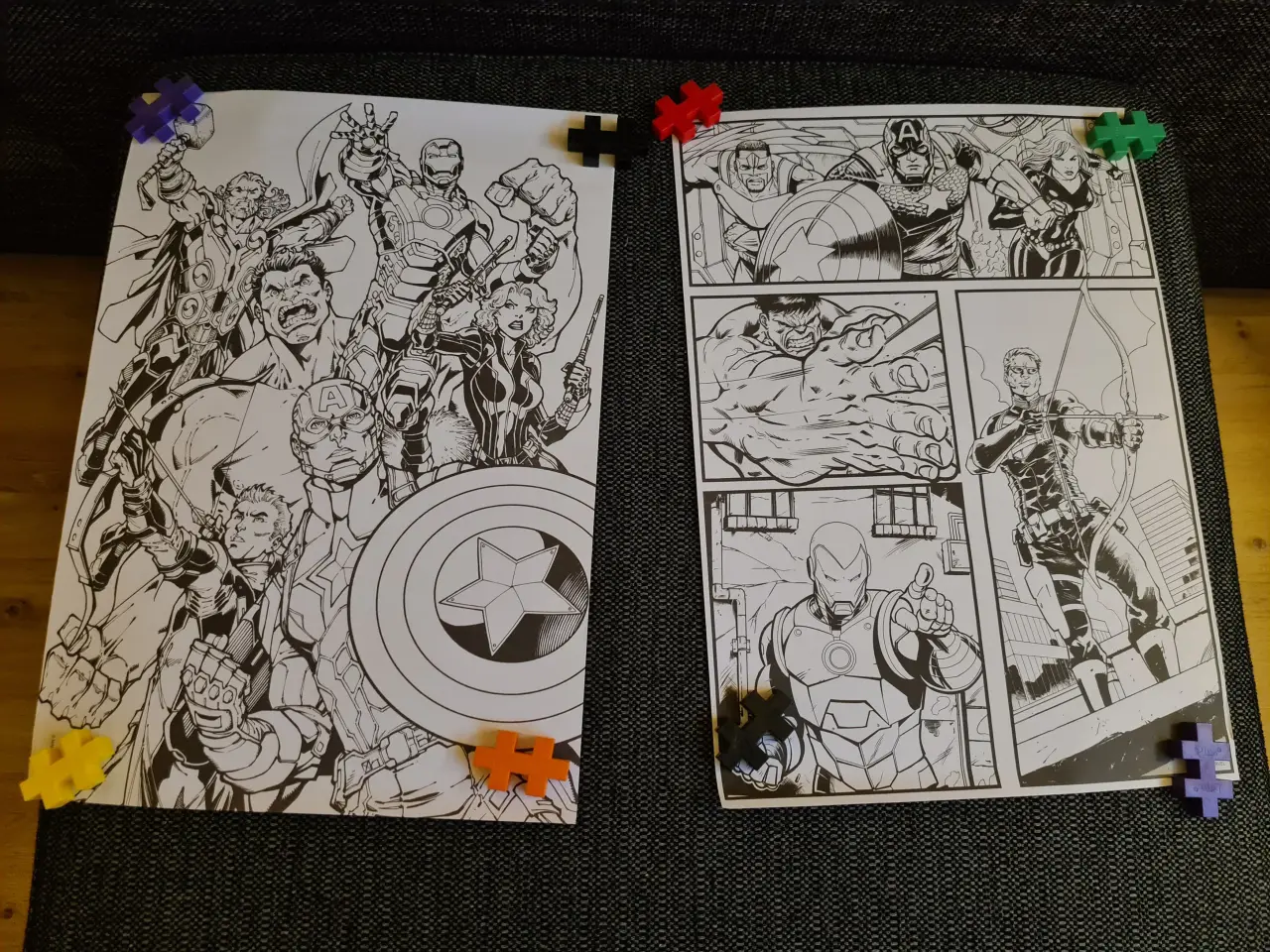 Billede 2 - NYE Avengers tegninger