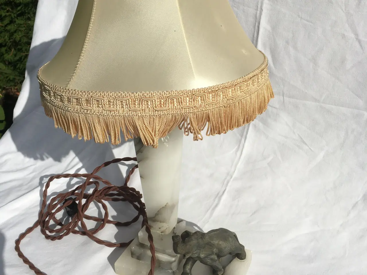 Billede 9 - Retro marmor bordlampe