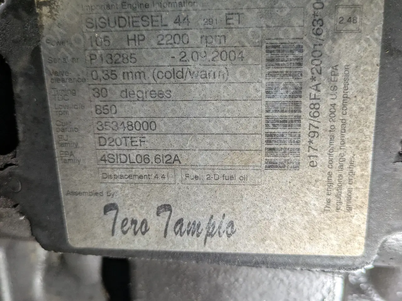 Billede 10 - Valtra 6550 hitek motor