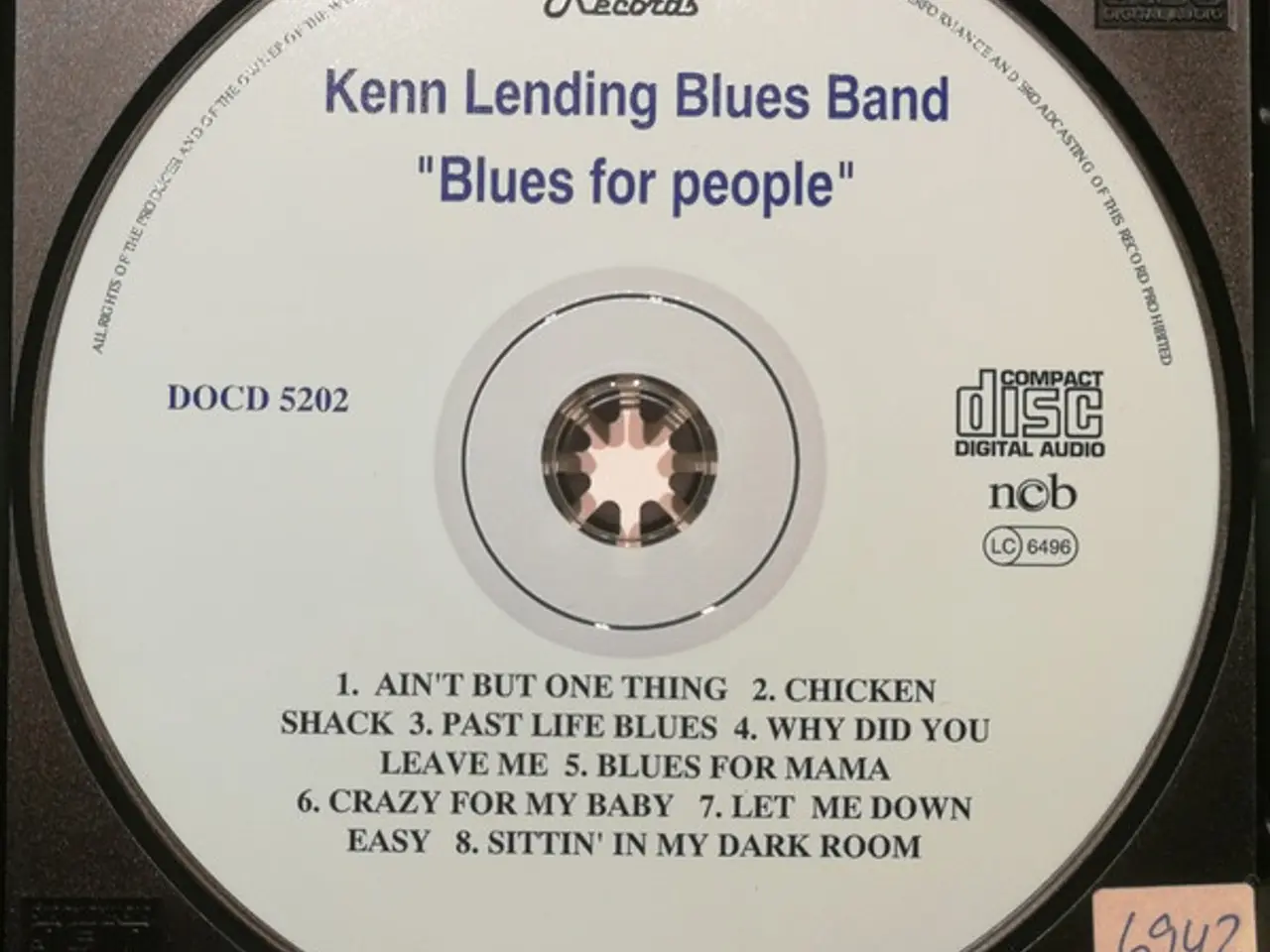 Billede 6 - Kenn Lending Blues Band – Blues For People – CD