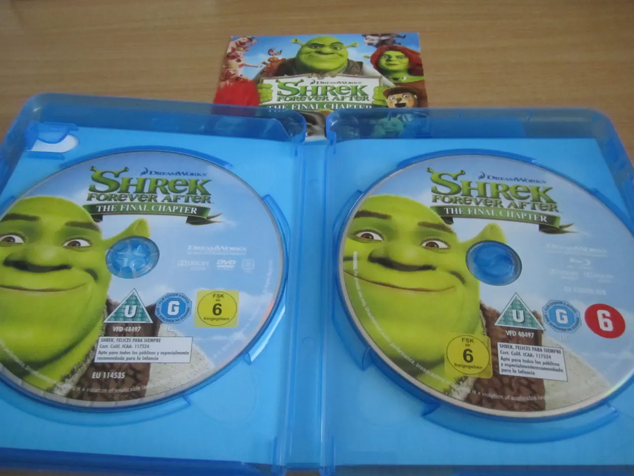 Billede 2 - Blu-ray + Dvd. SHREK. Den Lykkelige. BYD.